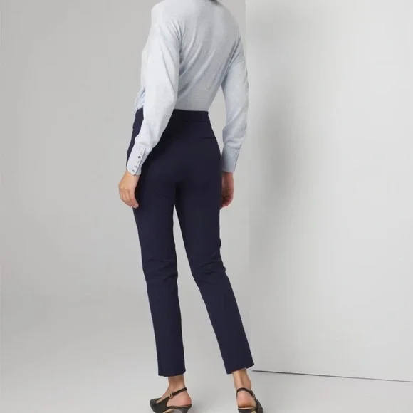 Mid-Rise Stovepipe Pants - Picture 2 of 5